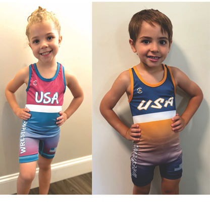 summer USA singlet