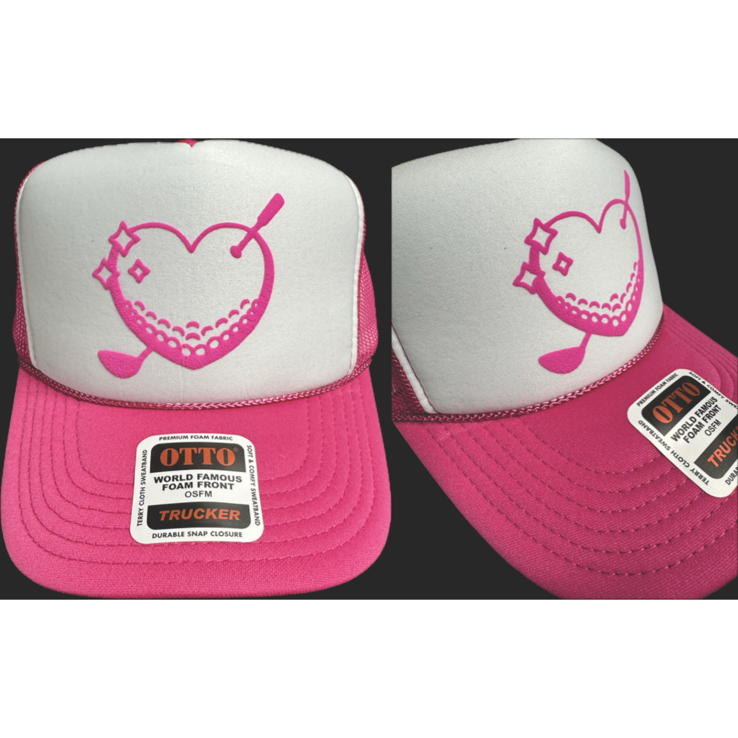 Golf Heart Hat
