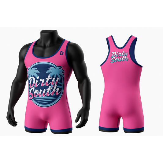 Dirty South Pink Singlet - YOUTH